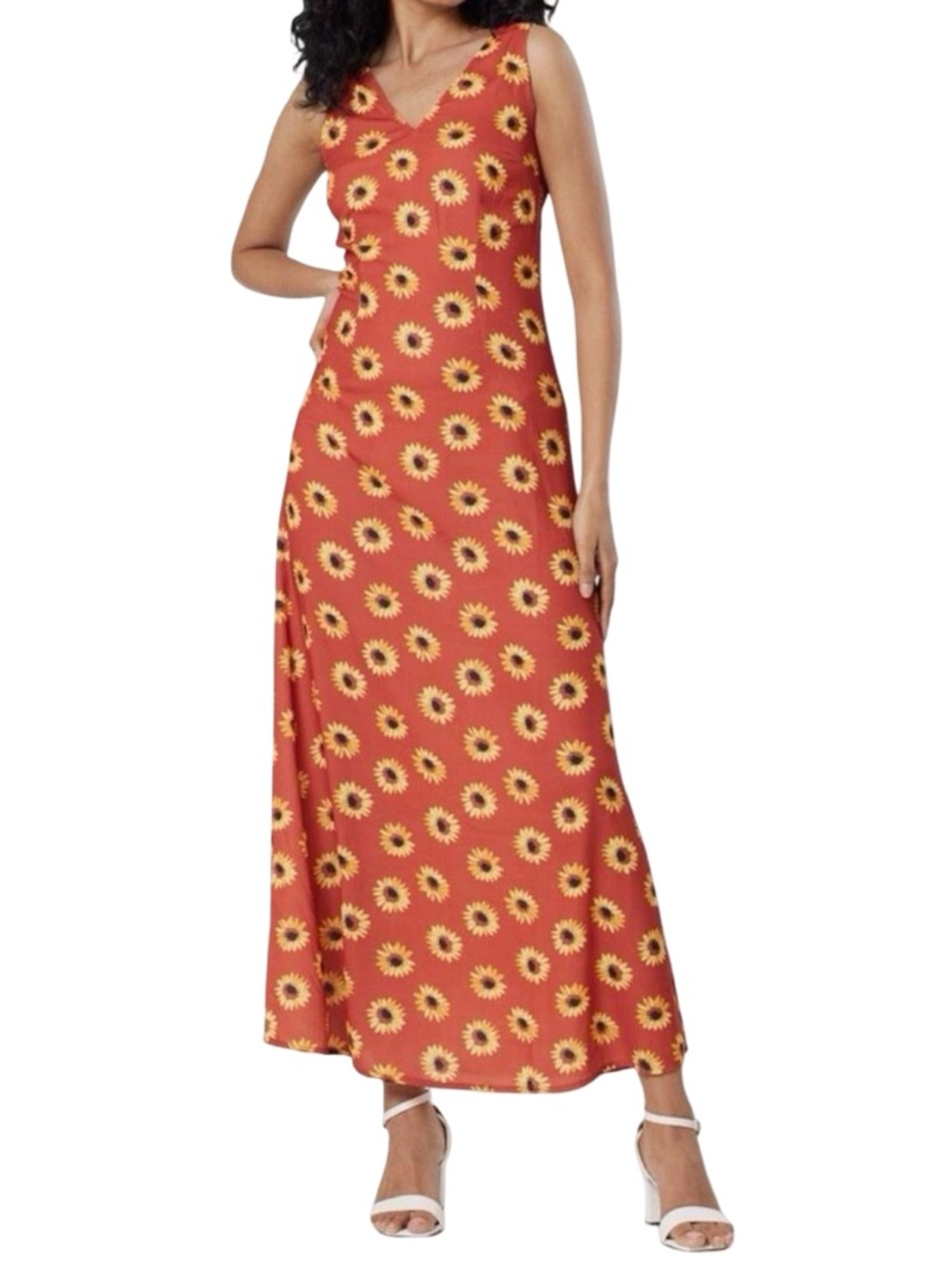 Timeless London Glini Maxi Dress - Size 8 - Sunflower